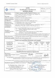 Materiał do kształtowania zaworu ASTM F51, ASTM F53